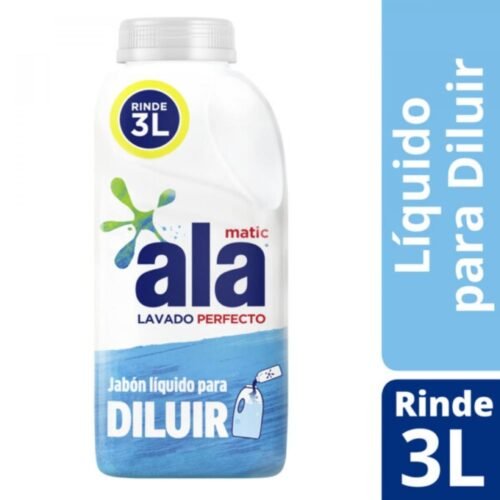 Jabón Líquido Ropa Ala 500Ml p/ Diluir