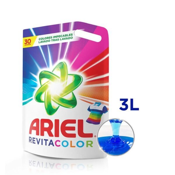Jabón Líquido Ropa Ariel 3Lts Revitacolor