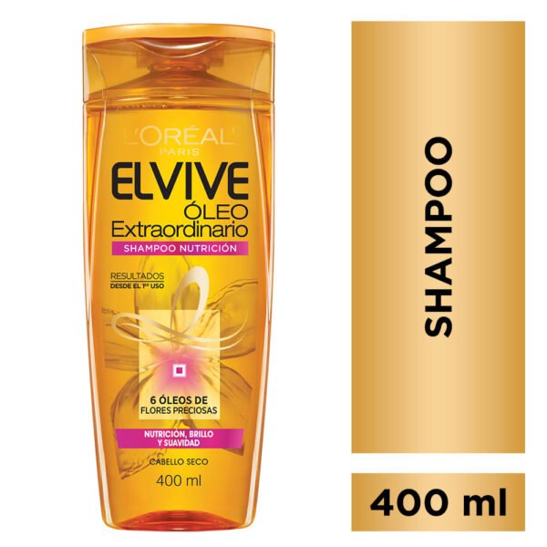 Shampoo Elvive Oleo Extraordinario 400Ml