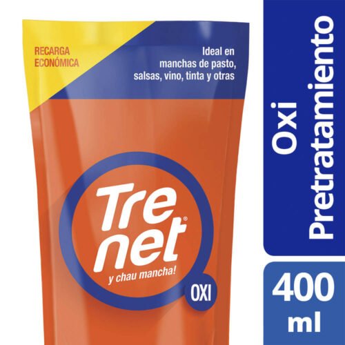 Quitamanchas Liquido Pre Lavado Trenet Oxi 400Ml