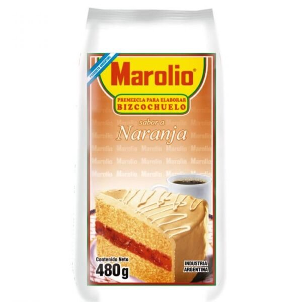 Bizcochuelo Marolio Naranja 480Gr