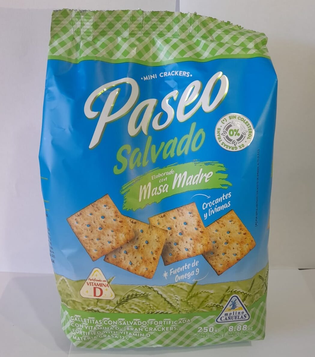 Galletas Salvado Masa Madre Paseo 250gr Sima Hogar