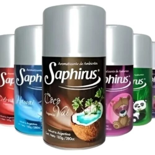 Aromatizante Aerosol Saphirus 280cc. (Variedades)