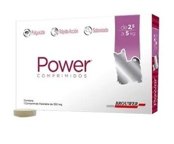 Comprimido Power: Perro 2.5 a 5Kg - Gato 2 a 3Kg