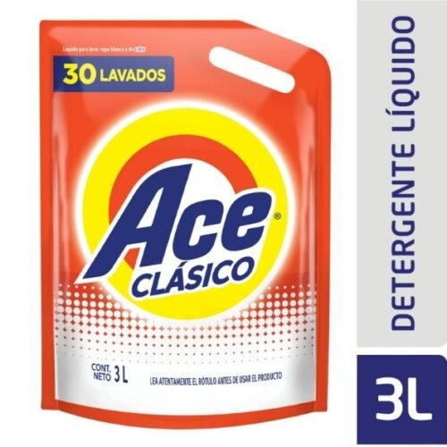 Jabón Líquido Ropa Ace Clásico 3Lts