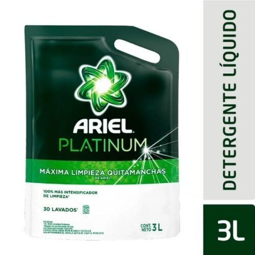 Jabón Líquido Ropa Ariel Platinum 3Lts