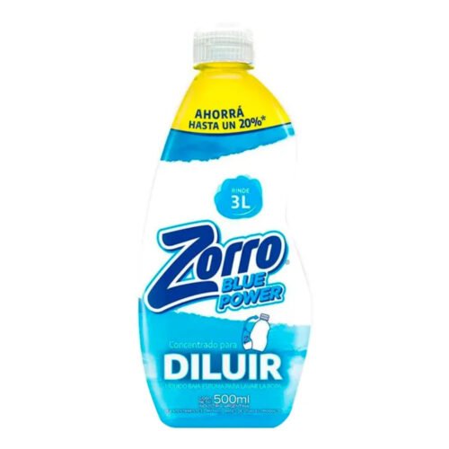 Jabón Líquido Ropa Zorro para diluir 500ml
