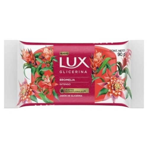 Jabon Tocador Lux Glicerina Bromelia 90gr