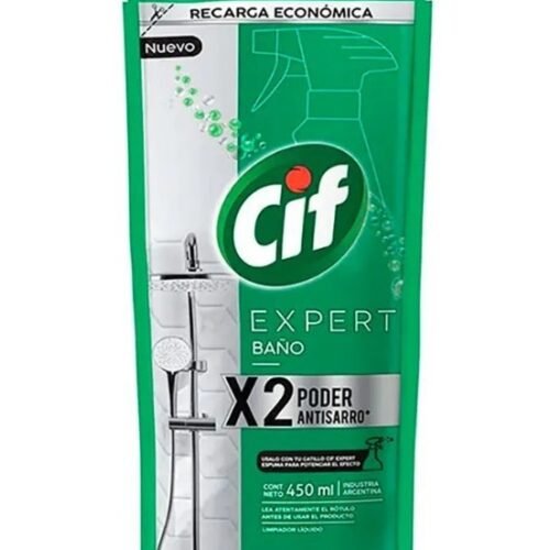 Limpiador Líquido Cif Expert Baño 450Ml